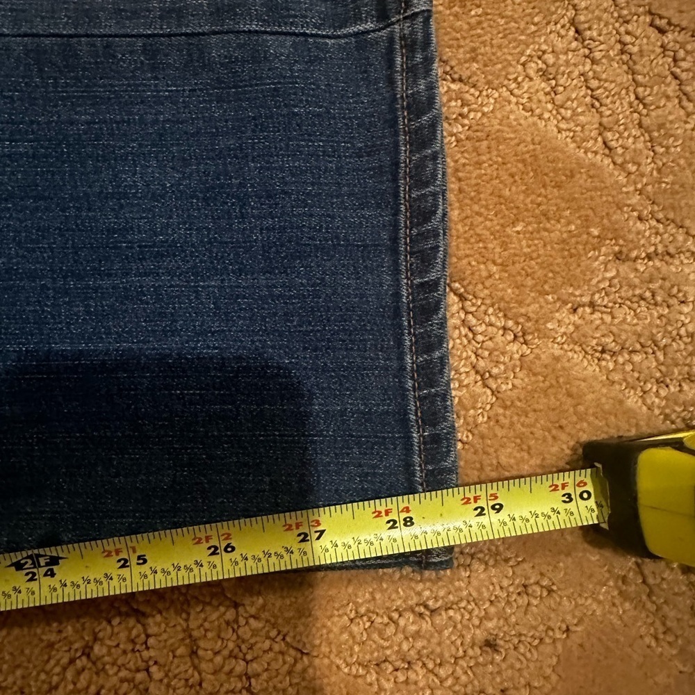 Lauren Ralph Lauren LRL Jeans Straight Leg Women’s Size 10 Classic Dark Wash - Picture 9 of 11